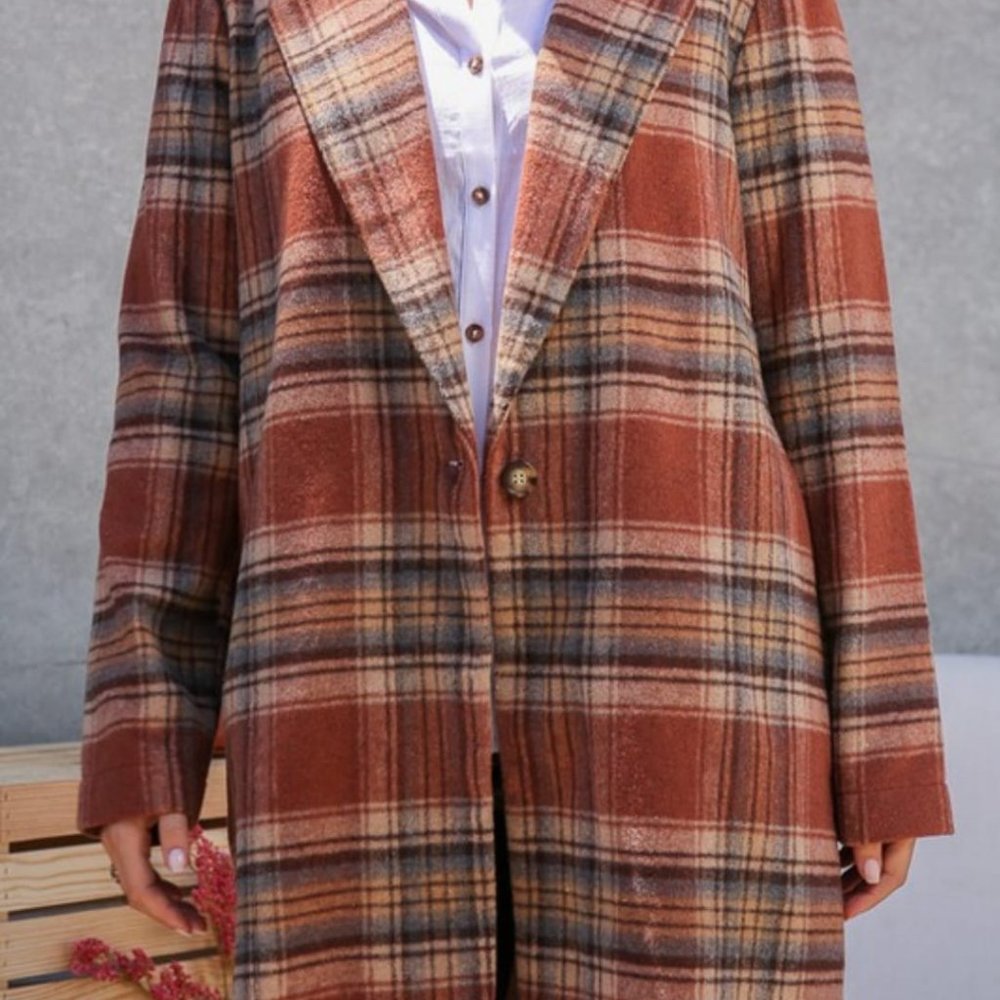 Women Long  Coat - Picture 4 of 6